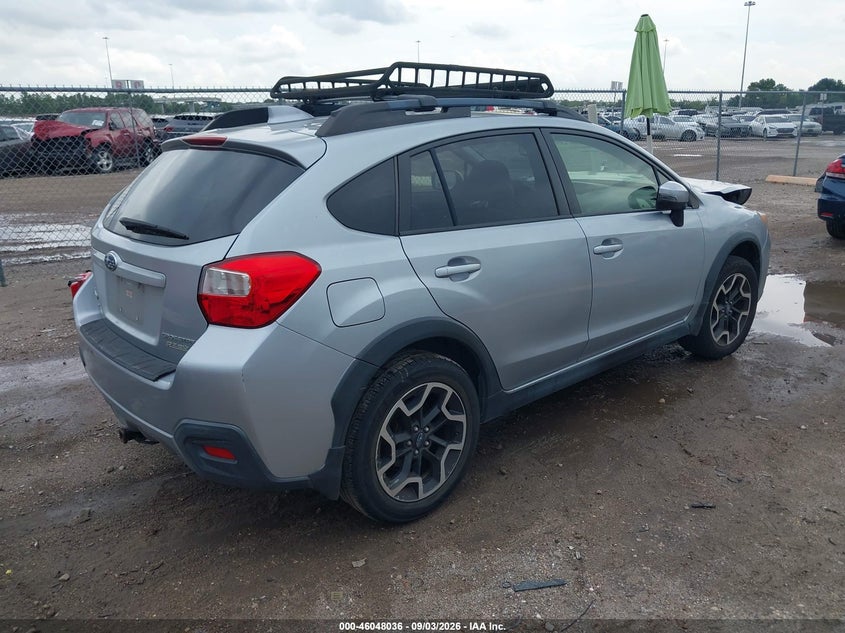 Vin: jf2gpakcxgh231251, lot: 46547491, subaru crosstrek 2.0i limited 20164