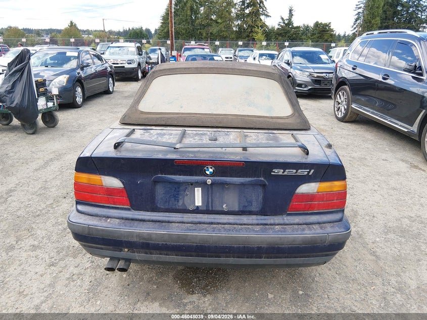 BMW 325 1995 VIN WBABJ5322SJC82929