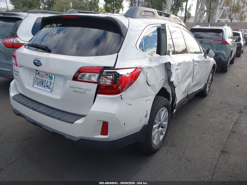 Vin: 4s4bsaec6f3202064, lot: 46547496, subaru outback 2.5i premium 20154
