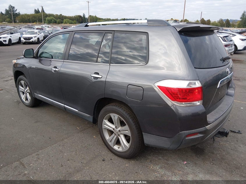 Vin: 5tddk3eh7cs136896, lot: 46547533, toyota highlander limited v6 20123