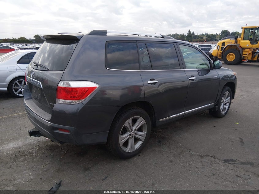 Vin: 5tddk3eh7cs136896, lot: 46547533, toyota highlander limited v6 20124