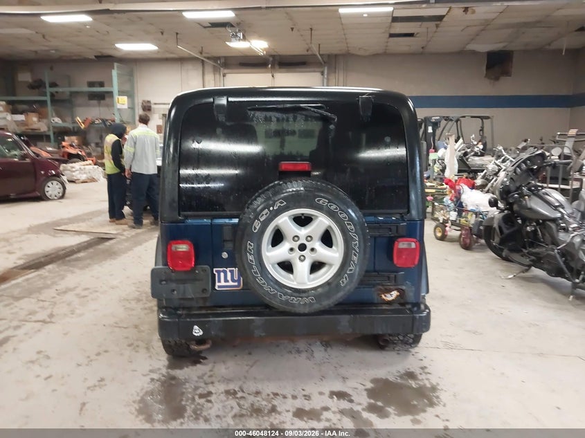 2005 JEEP WRANGLER SPORT UTILITY VEHICLE 4.0L I-6 REGULAR , 190HP