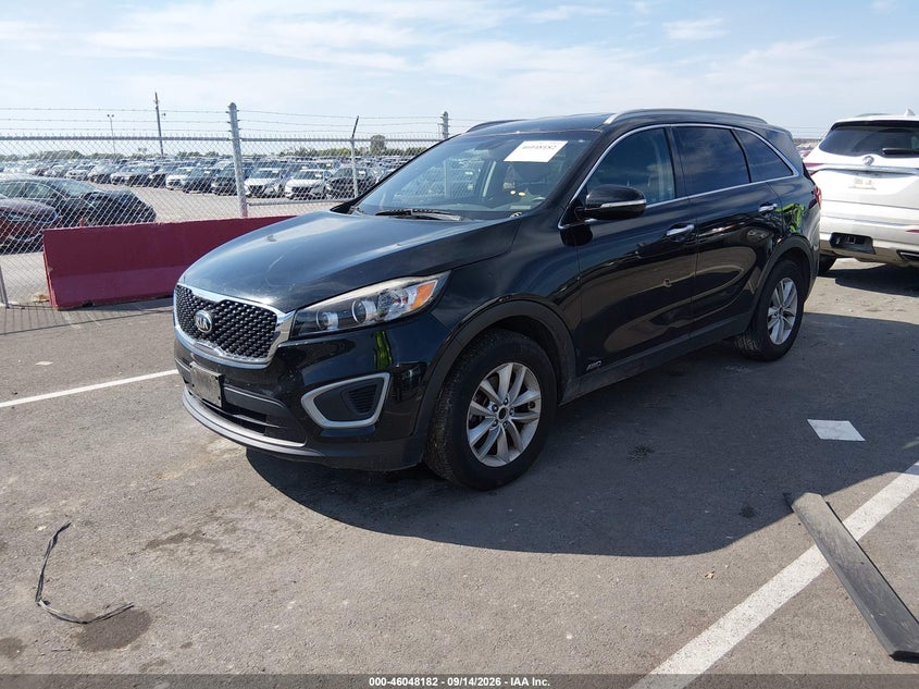 Vin: 5xypgda32hg238173, lot: 46547637, kia sorento 2.4l lx 20172