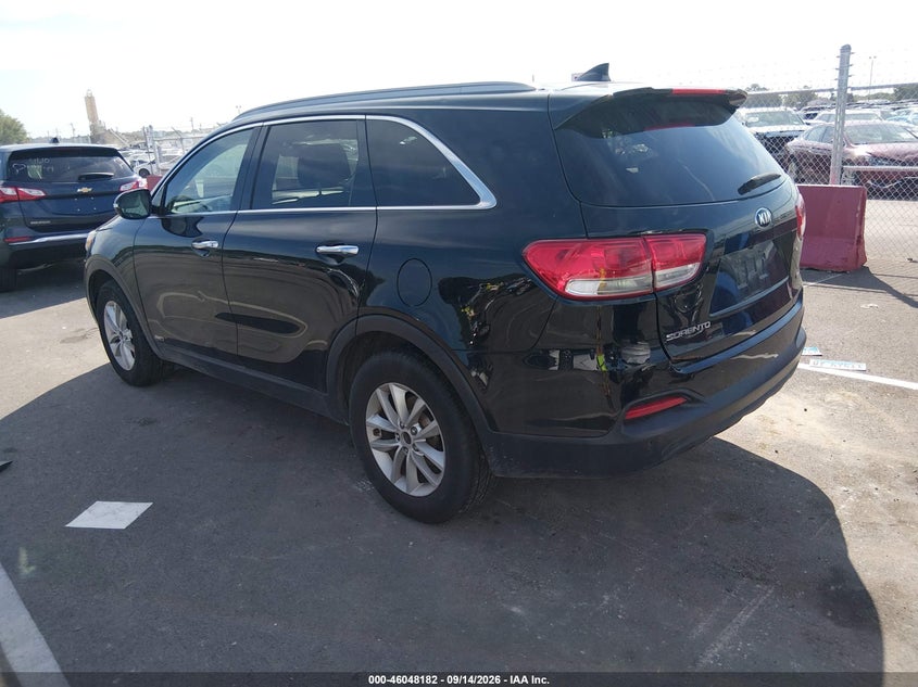 Vin: 5xypgda32hg238173, lot: 46547637, kia sorento 2.4l lx 20173