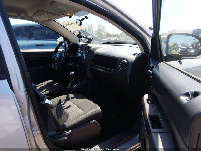 2012 JEEP COMPASS SPORT UTILITY VEHICLE 2.4L I-4 DOHC, VVT, REGULAR , 172HP