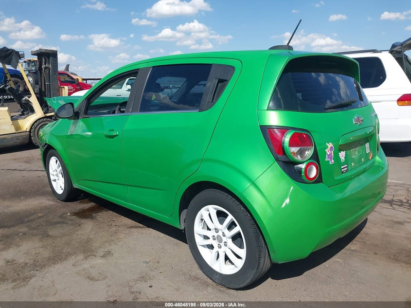 Vin: 1g1jc6sh4f4167716, lot: 46547653, chevrolet sonic lt auto 20153