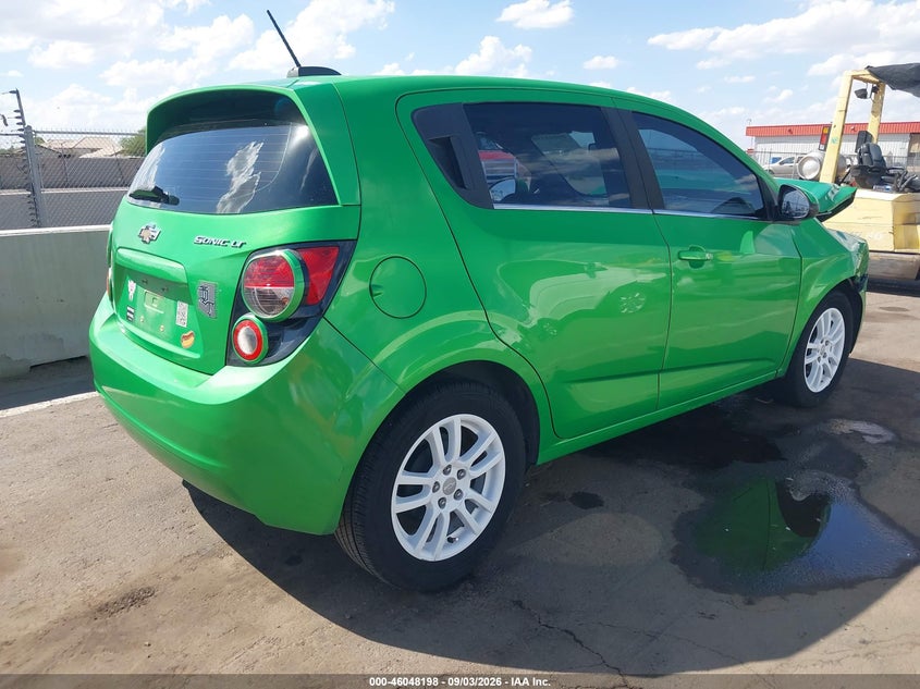 Vin: 1g1jc6sh4f4167716, lot: 46547653, chevrolet sonic lt auto 20154