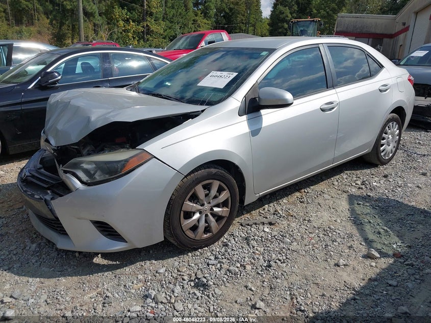 Vin: 2t1burhe4gc584002, lot: 46547678, toyota corolla le 20162