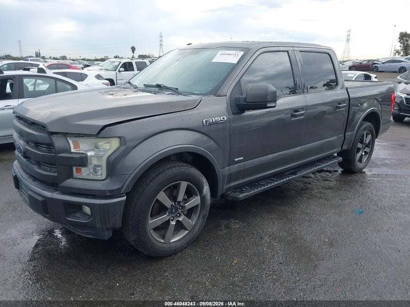 Vin: 1ftew1cg5gke46145, lot: 46547698, ford f-150 lariat 20162