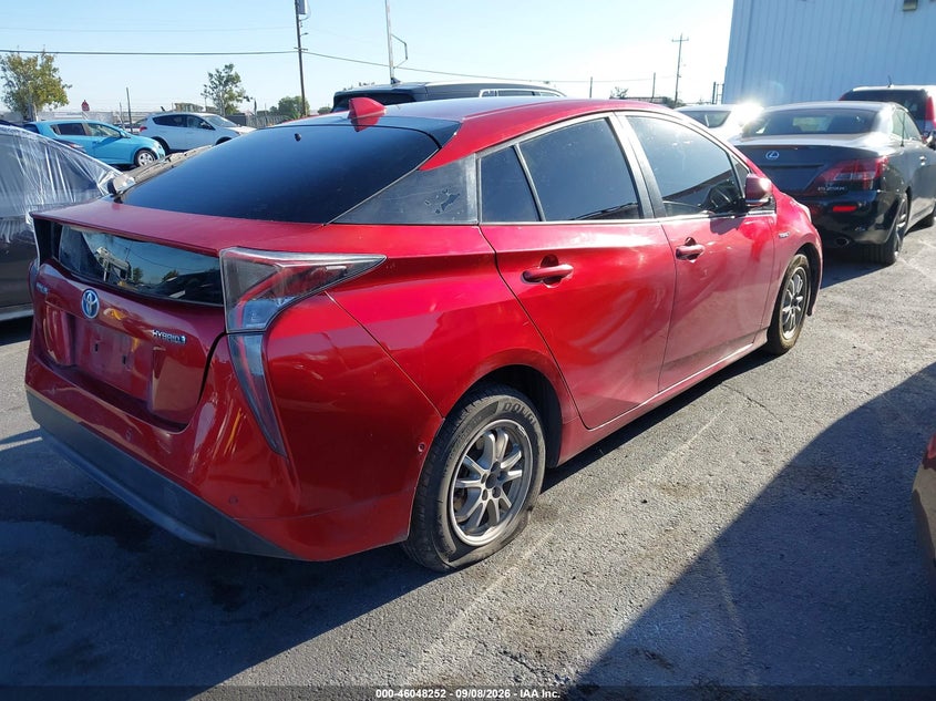 2016 TOYOTA PRIUS auction photo 4
