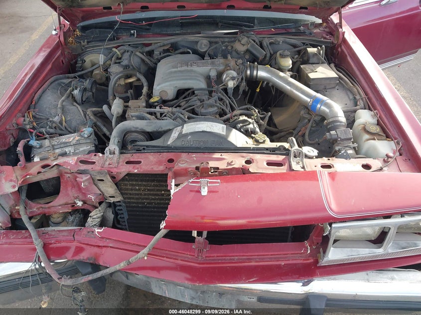 FORD CROWN VICTORIA 1991 VIN 2FACP74F9MX150654
