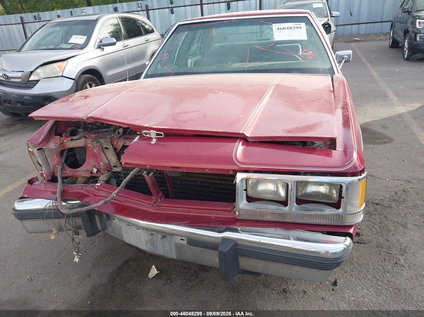 FORD CROWN VICTORIA 1991 VIN 2FACP74F9MX150654