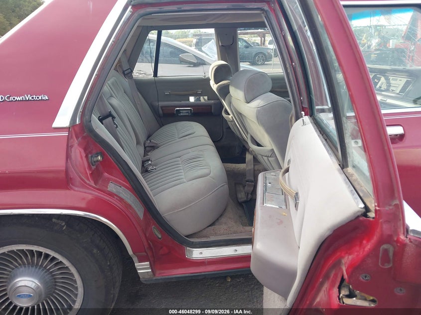 FORD CROWN VICTORIA 1991 VIN 2FACP74F9MX150654