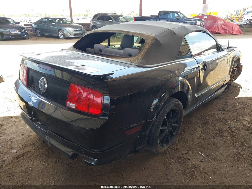 FORD MUSTANG 2008 VIN 1ZVHT84NX85143516
