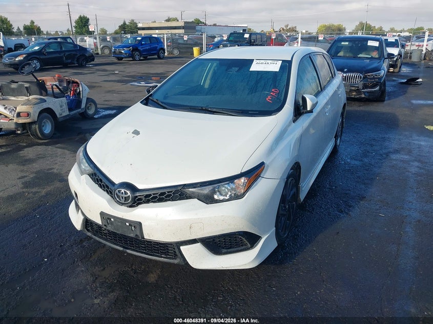 TOYOTA COROLLA IM 2017 VIN JTNKARJE0HJ544519
