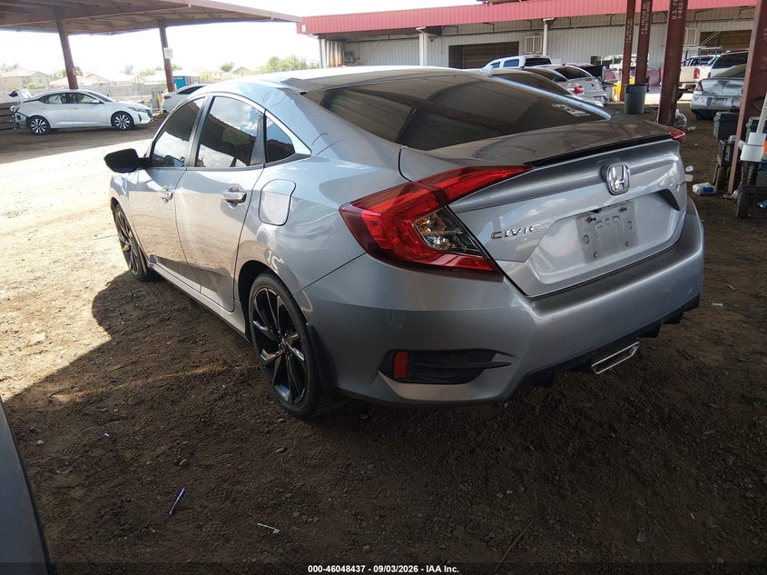 Vin: 19xfc2f8xke050232, lot: 46547892, honda civic sport 20193