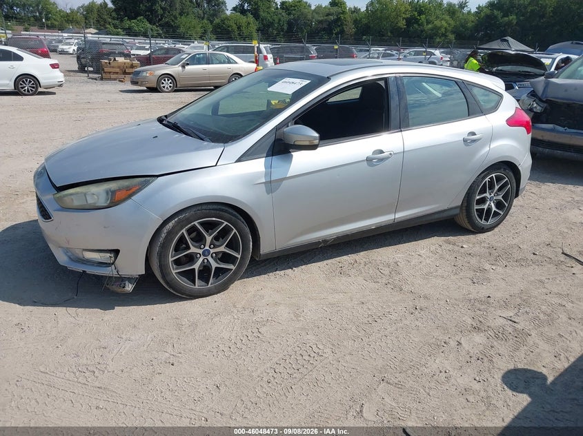 Vin: 1fadp3m28hl254436, lot: 46547928, ford focus sel 20172