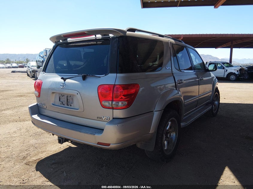 TOYOTA SEQUOIA 2005 VIN 5TDZT34A15S245364