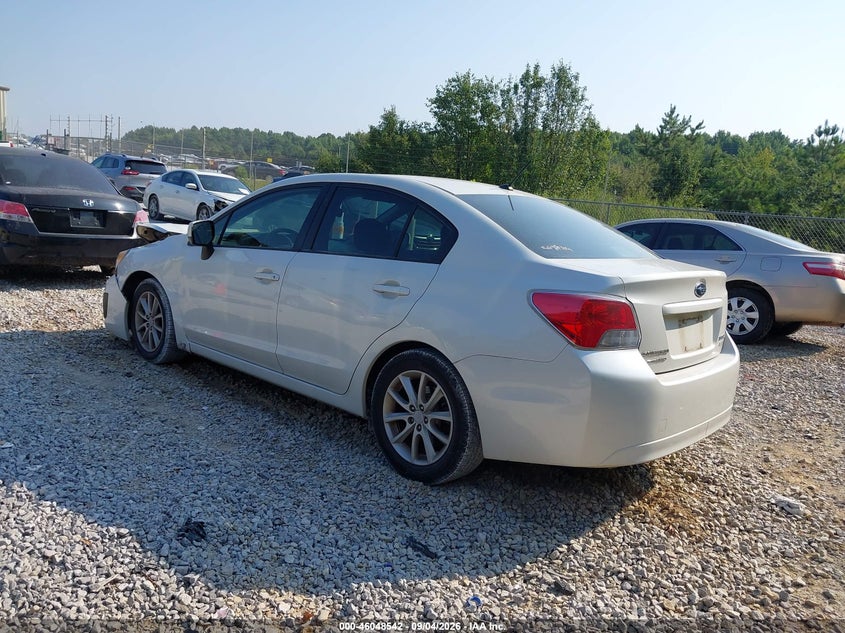 Vin: jf1gjac62eh025322, lot: 46547997, subaru impreza 2.0i premium 20143