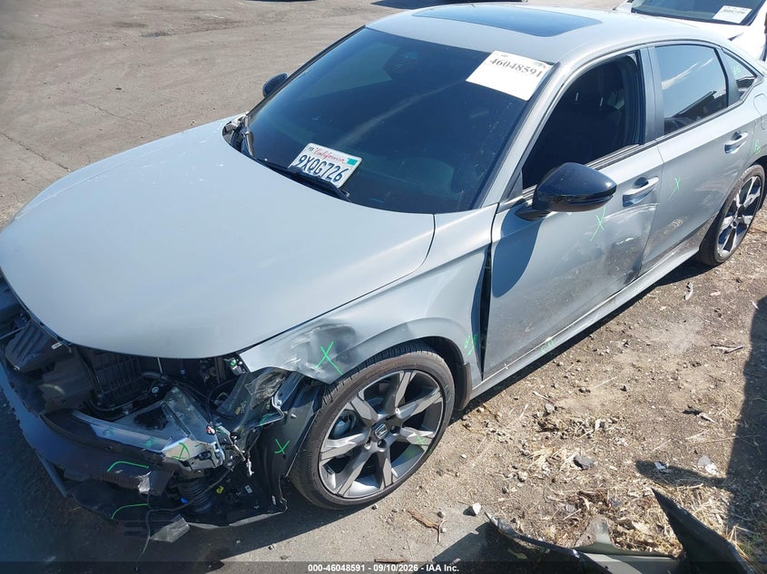 Vin: 2hgfe4f82th312449, lot: 46548046, honda civic hybrid sport/sport touring 20262