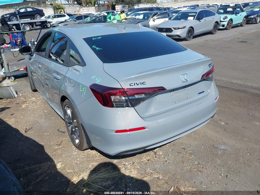 Vin: 2hgfe4f82th312449, lot: 46548046, honda civic hybrid sport/sport touring 20263