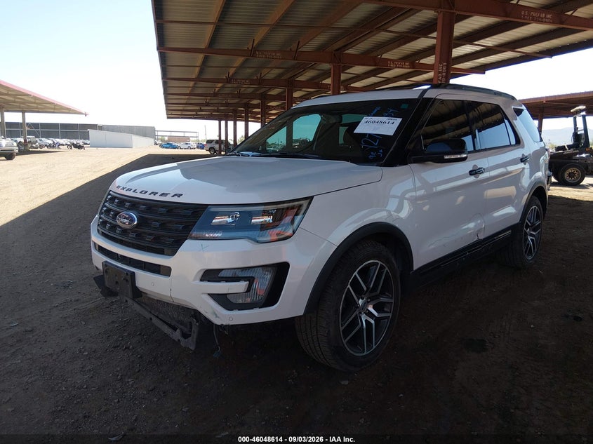 Vin: 1fm5k8gt9ggc72106, lot: 46548069, ford explorer sport 20162