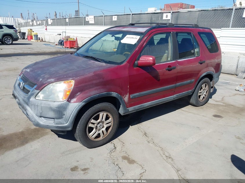 2002 HONDA CR-V SPORT UTILITY VEHICLE 2.4L I-4 DOHC, VVT, REGULAR , 160HP