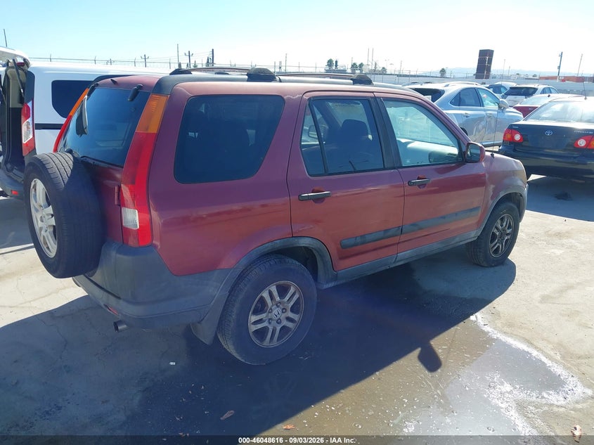 2002 HONDA CR-V SPORT UTILITY VEHICLE 2.4L I-4 DOHC, VVT, REGULAR , 160HP