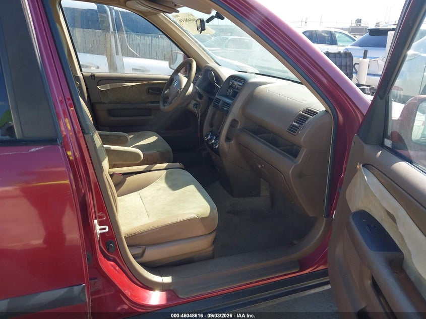 2002 HONDA CR-V SPORT UTILITY VEHICLE 2.4L I-4 DOHC, VVT, REGULAR , 160HP