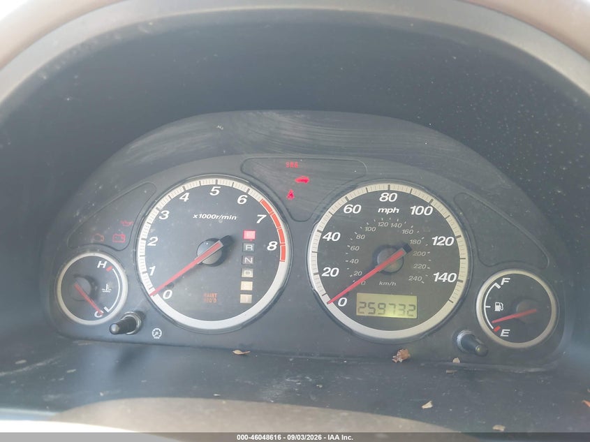 2002 HONDA CR-V SPORT UTILITY VEHICLE 2.4L I-4 DOHC, VVT, REGULAR , 160HP
