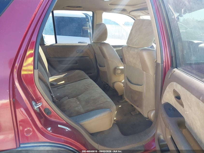 2002 HONDA CR-V SPORT UTILITY VEHICLE 2.4L I-4 DOHC, VVT, REGULAR , 160HP