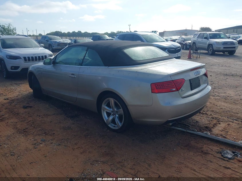 Vin: wauufafhxdn013835, lot: 46548073, audi a5 2.0t premium 20133