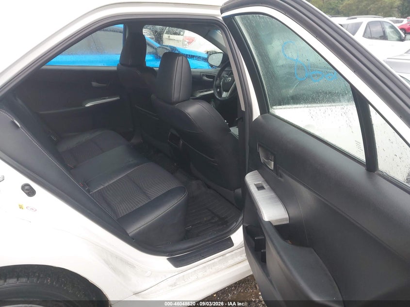 2012 TOYOTA CAMRY SEDAN 2.5L I-4 DOHC, VVT, REGULAR , 173HP