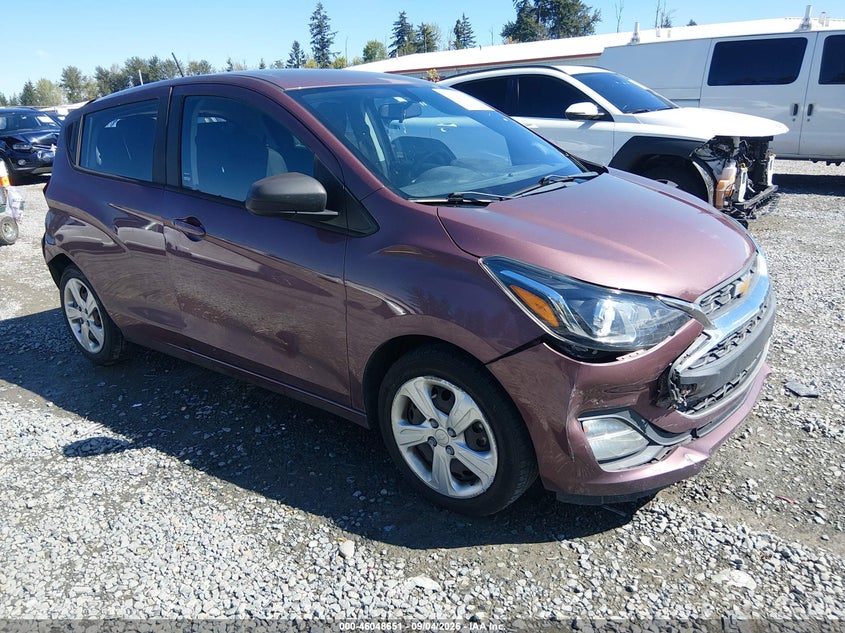 2020 Chevrolet Spark Fwd Ls Automatic, Rear, IAAI, VIN KL8CB6SA9LC423719