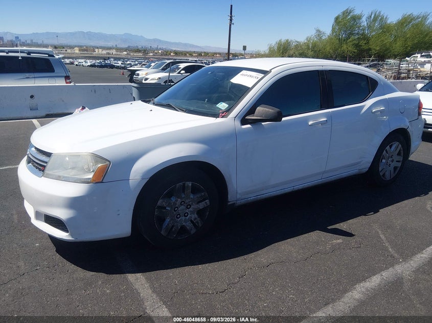 DODGE AVENGER 2013 VIN 1C3CDZAB7DN544708