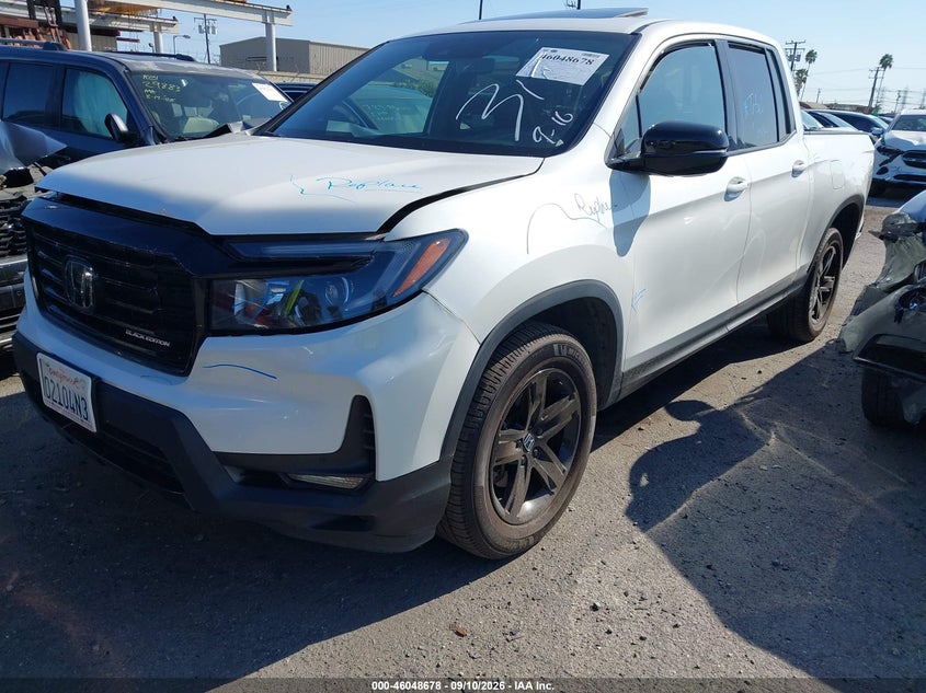 Vin: 5fpyk3f87nb027045, lot: 46548133, honda ridgeline black edition 20222