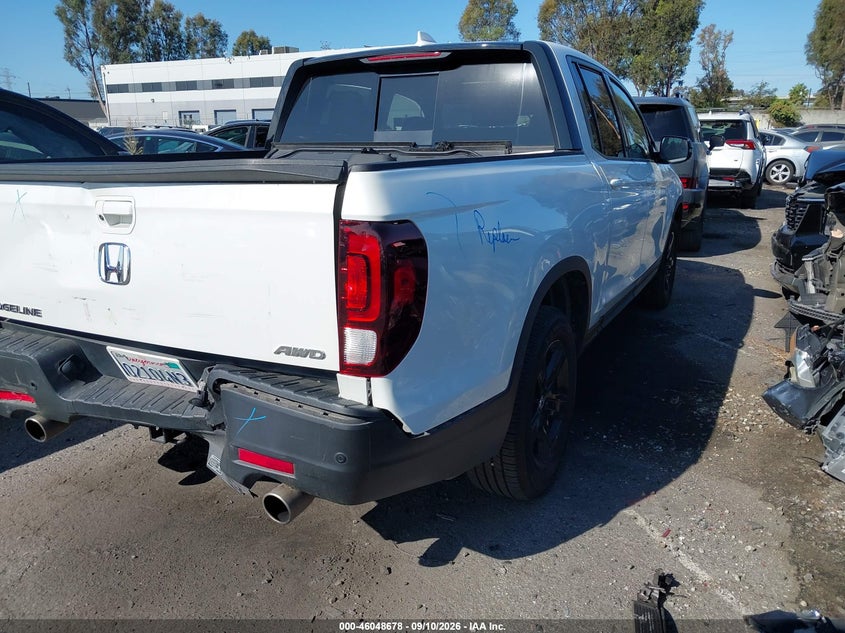 Vin: 5fpyk3f87nb027045, lot: 46548133, honda ridgeline black edition 20224