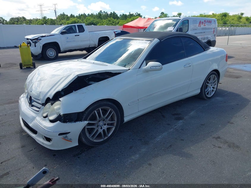 MERCEDES-BENZ CLK 350 2008 VIN WDBTK56F88F247581