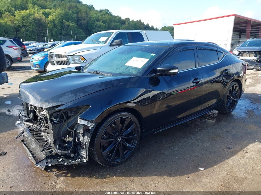 Vin: 1n4aa6av6kc378359, lot: 46548190, nissan maxima 3.5 sr 20192