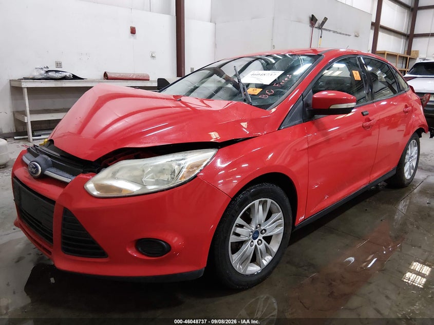 Vin: 1fadp3f23el161929, lot: 46548192, ford focus se 20142
