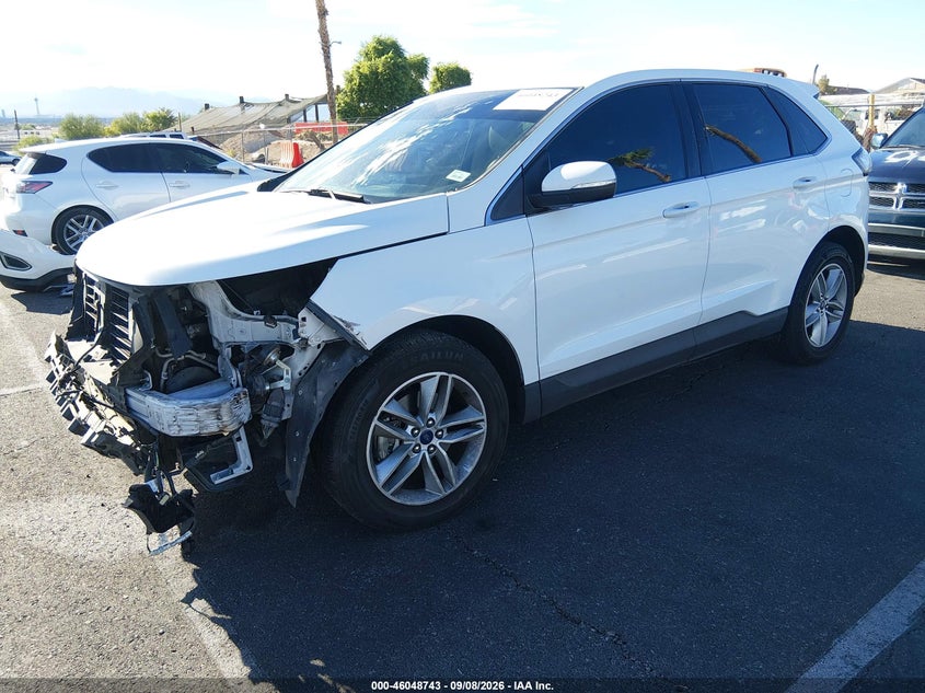 Vin: 2fmpk3j90hbc22793, lot: 46548198, ford edge sel 20172