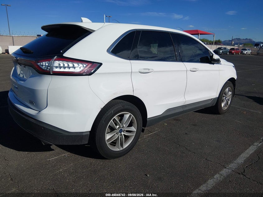 Vin: 2fmpk3j90hbc22793, lot: 46548198, ford edge sel 20174