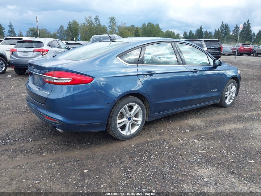 2018 FORD FUSION HYBRID auction photo 4