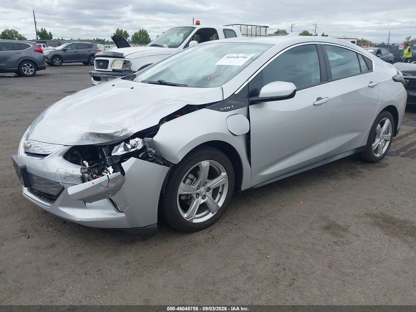 Vin: 1g1rc6s56hu206205, lot: 46548211, chevrolet volt lt 20172