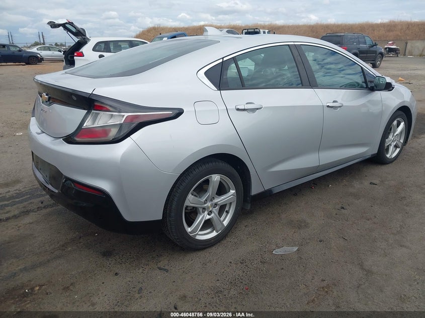 Vin: 1g1rc6s56hu206205, lot: 46548211, chevrolet volt lt 20174