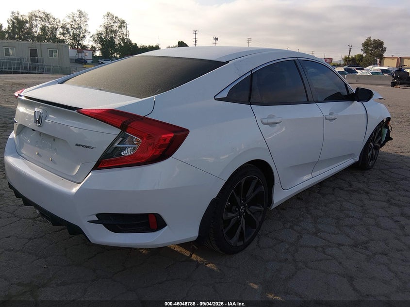 Vin: 19xfc2f83ke209513, lot: 46548243, honda civic sport 20194