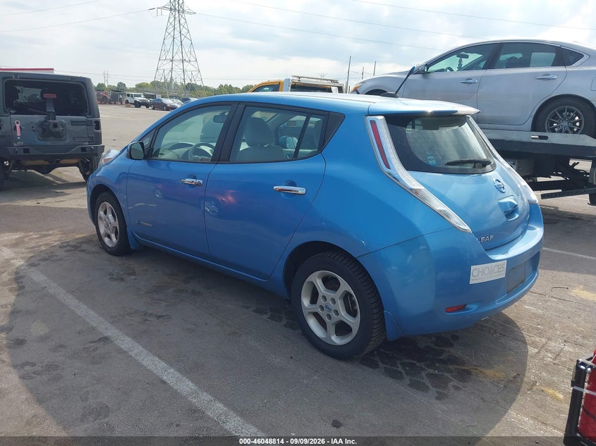 2013 NISSAN LEAF auction photo 3