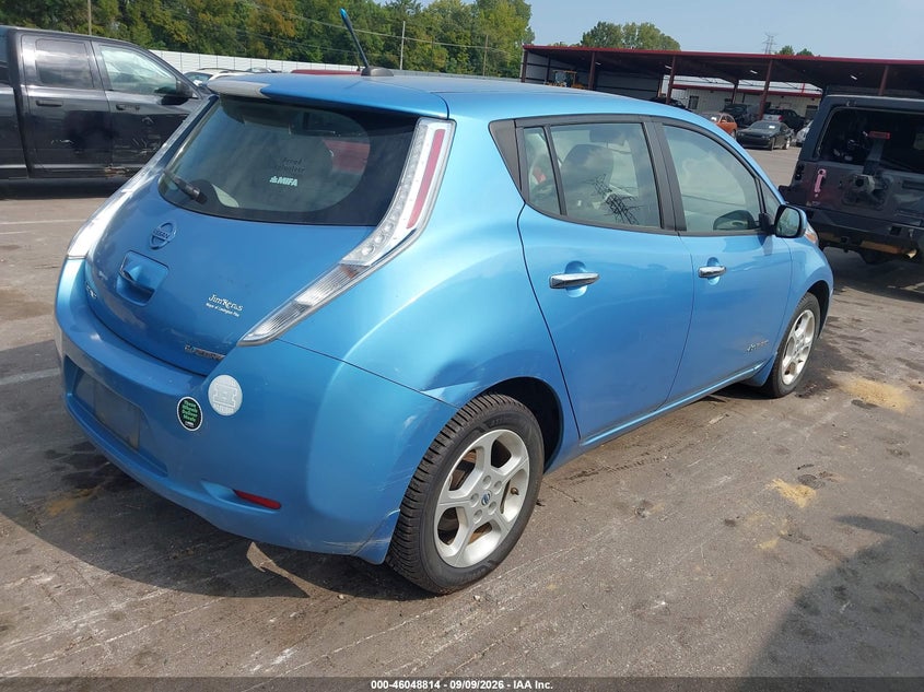 2013 NISSAN LEAF auction photo 4