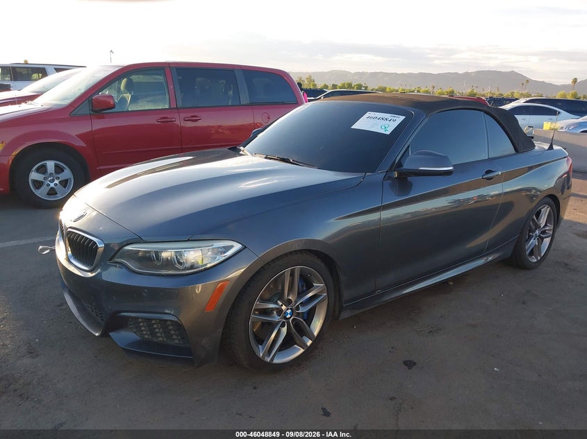 Vin: wba1k5c53fv242678, lot: 46548304, bmw 228i 20152