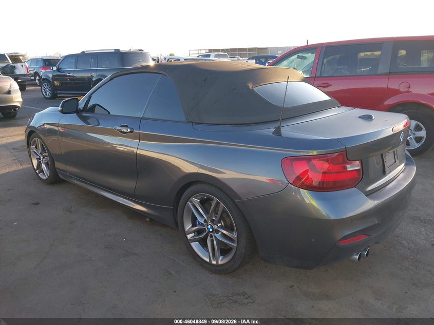 Vin: wba1k5c53fv242678, lot: 46548304, bmw 228i 20153